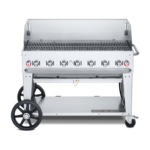 Crown Verity CV-MCB-48WGP-NG 48-Inch Mobile Natural Gas Grill Windguard Package