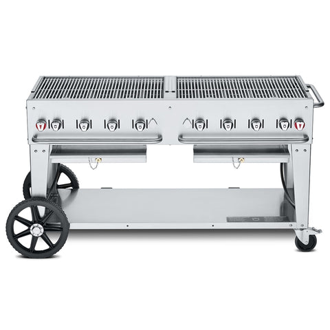Crown Verity CV-MCB-60-SI BULK Mobile Outdoor Grill, Liquid Propane