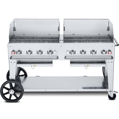 Crown Verity CV-MCB-60WGP 60" Mobile Outdoor Gas Grill Wind Guard Package