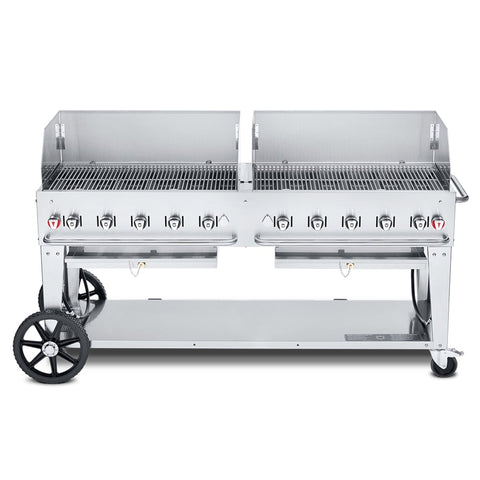 Crown Verity CV-MCB-72WGP-NG 72 in Mobile Natural Gas Grill Windguard Package