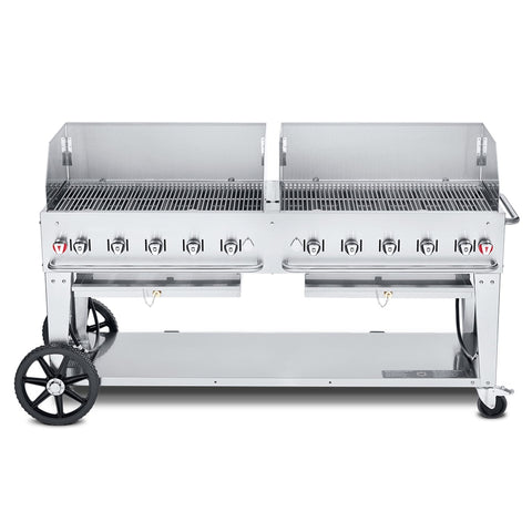 Crown Verity CV-MCB-72WGP-NG 72 in Mobile Natural Gas Grill Windguard Package