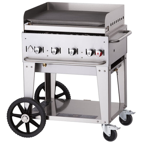 Crown Verity CV-MG-30NG 30-inch Mobile Natural Gas Outdoor Griddle