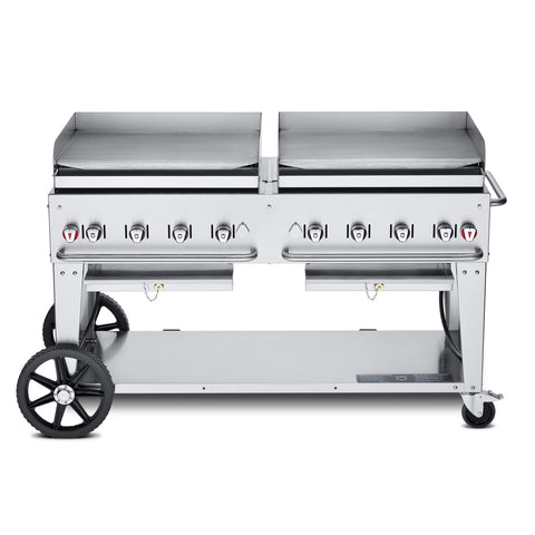 Crown Verity CV-MG-60 Mobile Outdoor Gas Griddle (58 in x 21 in Cooking Surface)