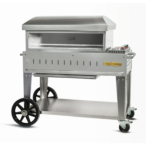Crown Verity CV-PZ-36-MB Mobile Outdoor Pizza Deck Oven (LP)