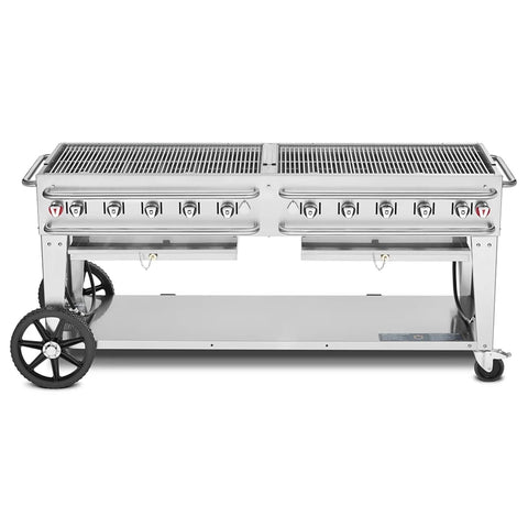 Crown Verity CV-RCB-72-SI BULK 72 in Single Inlet (Bulk Tanks Only) Mobile Propane Rental Grill