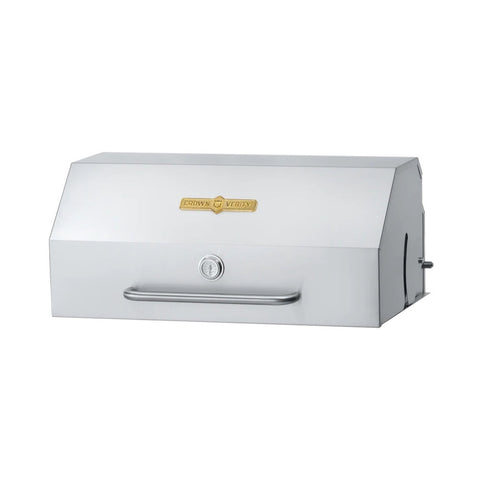Crown Verity CV-RD-30 30 in Roll Dome Grill Hood with Thermometer