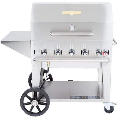 Crown Verity CV-RD-36/72 Stainless Steel Roll Dome Cover with Thermometer (36 in)