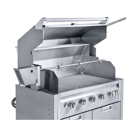 Crown Verity CV-RT-30BI Rotisserie Kit for 30-Inch Built-In Roll Dome Grills