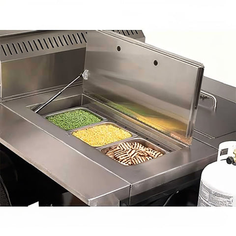 Crown Verity CV-SPK Steam Pan Kit for TG-1 Towable Grill, Stainless Steel, 12 x 30 in