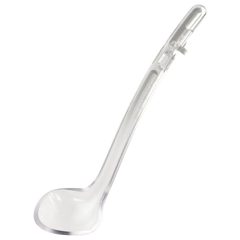 Winco CVLD-8C CURV One-Piece Dual Spout Clear Polycarbonate Ladle, 8-1/2"