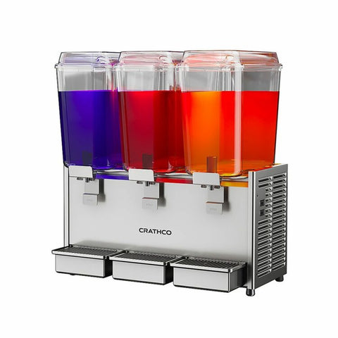 Grindmaster-UNIC-Crathco D35-3 Classic Triple 5-Gallon Refrigerated Beverage Dispenser (Bubbler)