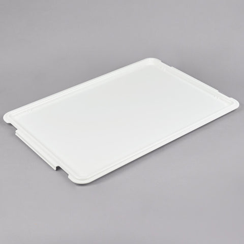 Cambro DBC1826CW148 Camwear 18" x 26" White Pizza Dough Proofing Box Lid