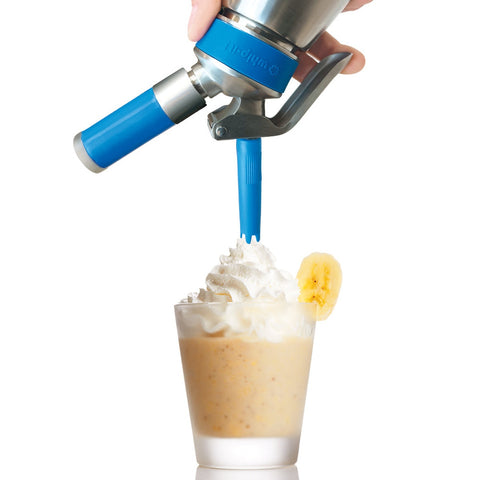 Whip-It! DC-SPEC-H01S Specialist 0.5 Liter Heavy-Duty Stainless Steel Whipped Cream Dispenser
