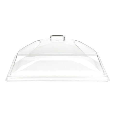 Cambro DD1220BECW135 Camwear Clear Polycarbonate Display Dome Cover with Open Ends, 12x20"