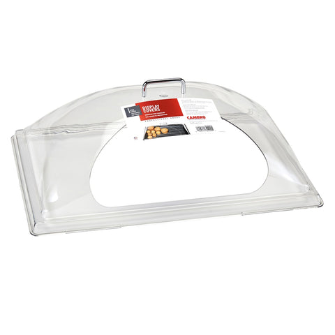 Cambro DD1220SCW135 Camwear Display Dome Cover - Open Side, 12x20" Polycarbonate, Clear