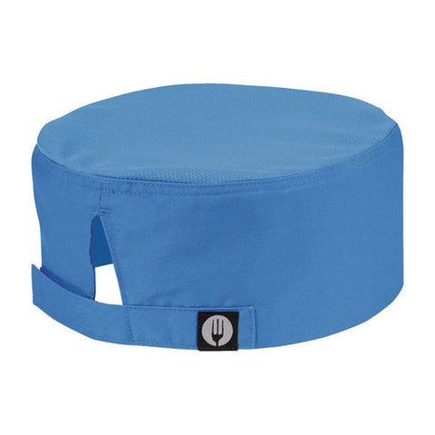 Chef Works DFCVBLU0 Cool Vent Mesh Top Beanie Chef's Hat