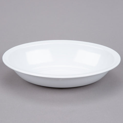 GET Enterprises DN-332-W 32 oz. SuperMel White Oval Melamine Serving Bowl