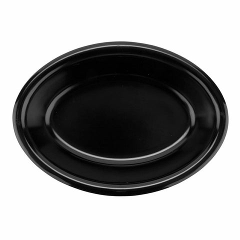 GET Enterprises DN-365-W 5 oz White Melamine Oval Side Dish