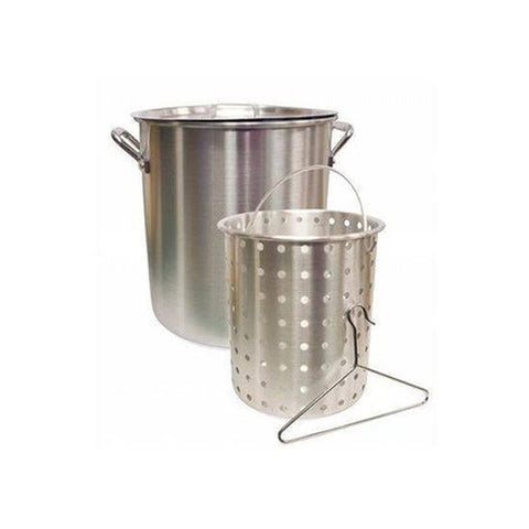 Camp Chef DP32 32-Quart Aluminum Cooker Pot with Basket and Lid
