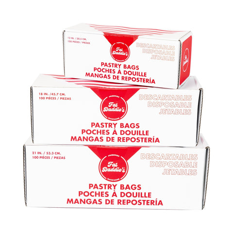 Fat Daddio's DPB-18-100 Disposable Pastry Bags, 18 Inch, Pack of 100