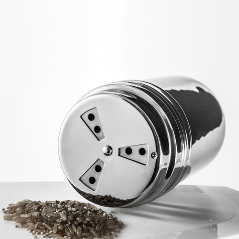 Winco DRG-8P 8 oz Adjustable Shaker Dredge, Stainless Steel Mirror Finish