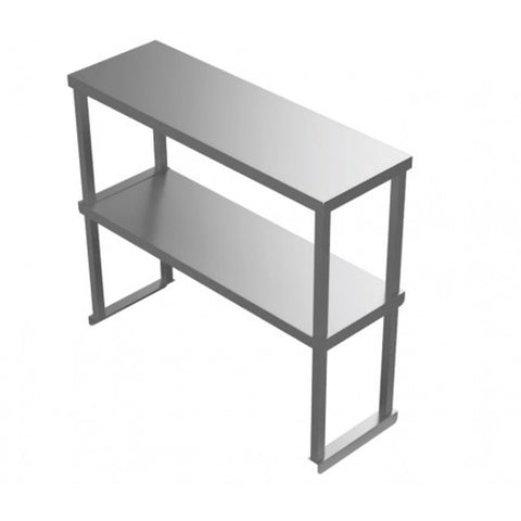 GSW USA DS-1872 Stainless Steel Heavy Duty Double Over Shelf