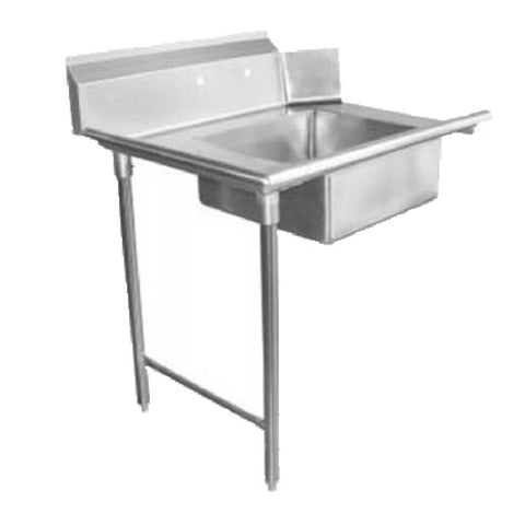 GSW USA DT24S-L 24 in Soiled Dishtable, Left-to-Right, Stainless Steel