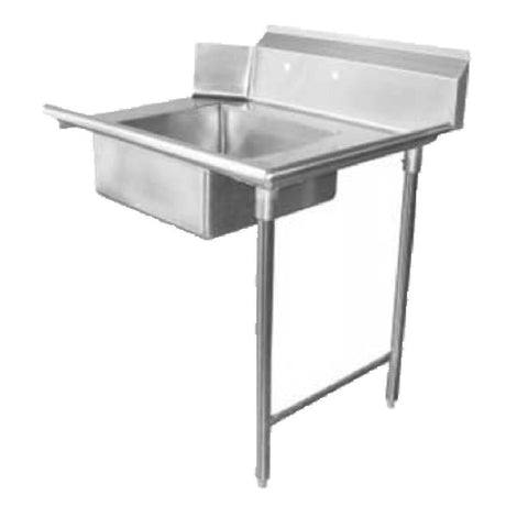 GSW USA DT48S-R 48-inch Soiled Dishtable, Right-to-Left, Stainless Steel