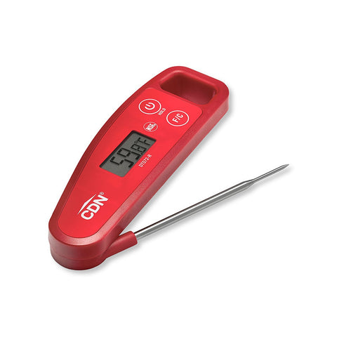 CDN DT572-R Digital Folding Thermometer, Red