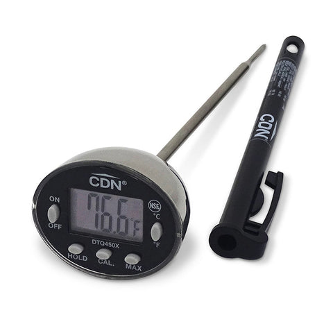 CDN DTQ450X ProAccurate Thin Tip Digital Waterproof Pocket Probe Thermometer