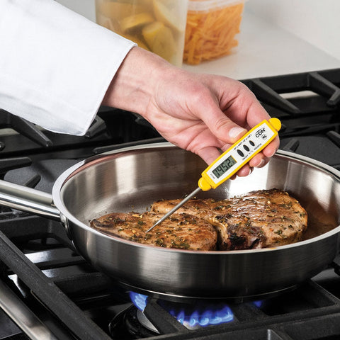 CDN DTT450-B Thin Tip Digital Pocket Thermometer, -40 to 450°F, Blue