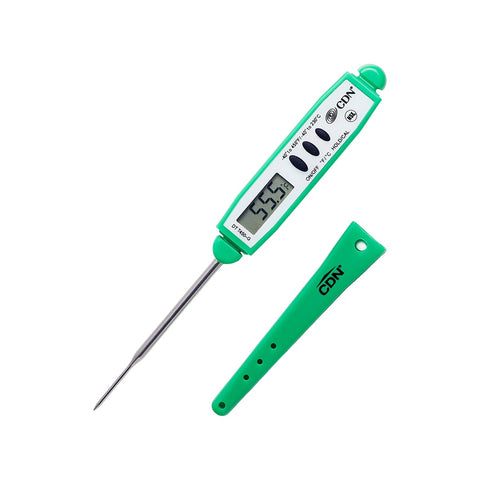 CDN DTT450-G Thin Tip Digital Pocket Thermometer, -40 to +450°F, Green