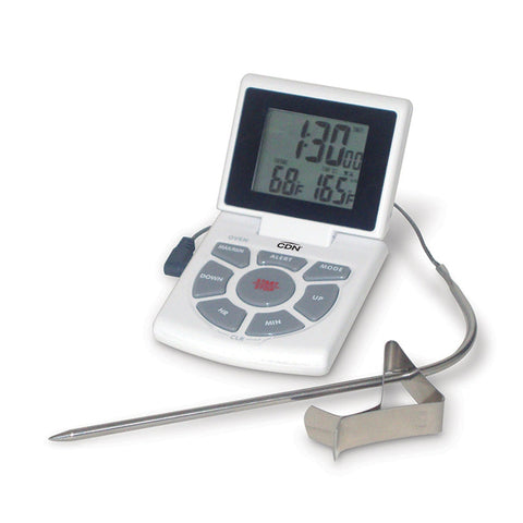 CDN DTTC-W Combo Probe Thermometer, Timer and Clock