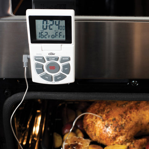 CDN DTTC-W Combo Probe Thermometer, Timer and Clock