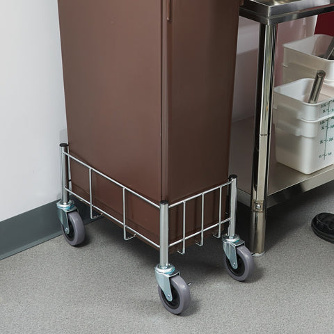 Winco DWR-1708 Wire Dolly for Slender Trash Can