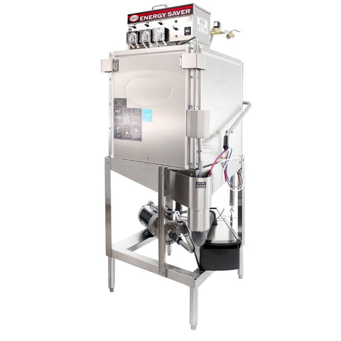 CMA Dishmachines E-3D-EXT Energy Mizer Low Temp Corner Door-Type Dishwasher, 40 Racks/Hr, 115V