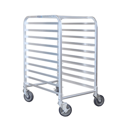Enhanced SS & Equipment E-ASPR-10HKD Aluminum 10-Tier Knock-Down Sheet Pan Rack