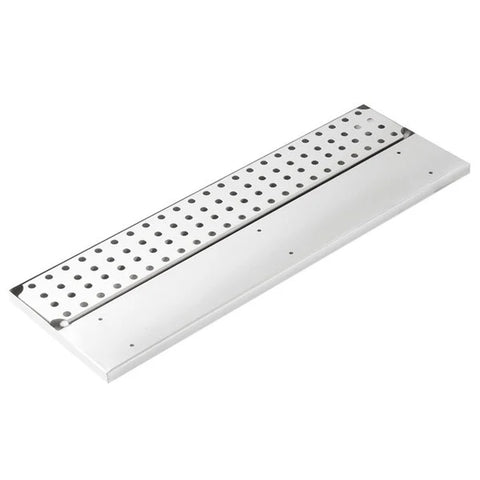 Enhanced SS & Equipment E-BDRD-8X24 24" Stainless Steel Bar Drink Rail Drainer