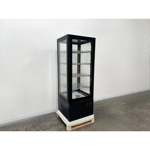 Enhanced Display Cases E-CL-400-2 Enhanced 4-Side Glass Refrigerated Display Case, 400L