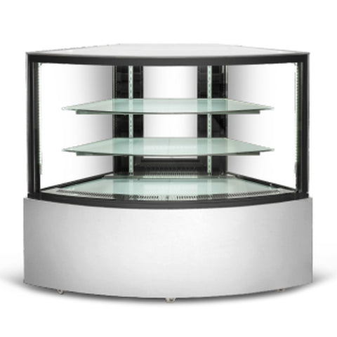 Enhanced Display Cases E-CW-350C Enhanced Corner Refrigerated Display Case
