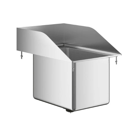 Enhanced SS & Equipment E-DIS-1FB101410-SP Drop-In Sink, Single Tub with Drain Basket
