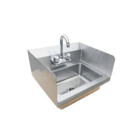 Enhanced SS & Equipment E-HS-12FB 12-Inch Wall Mount Hand Sink with Lead-Free Faucet
