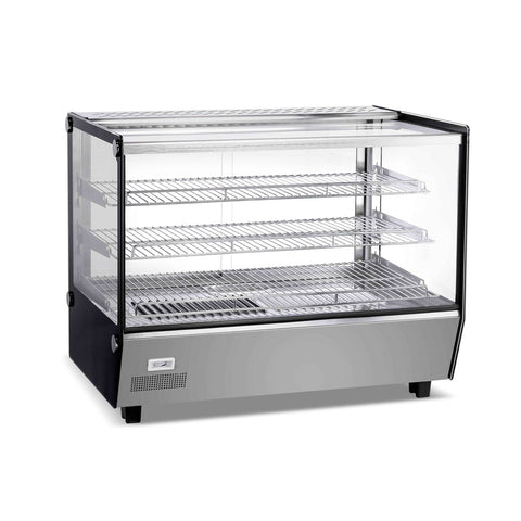 Enhanced Display Cases E-HW-160 Enhanced 33" Countertop Hot Food Showcase with 3 Adjustable Shelves