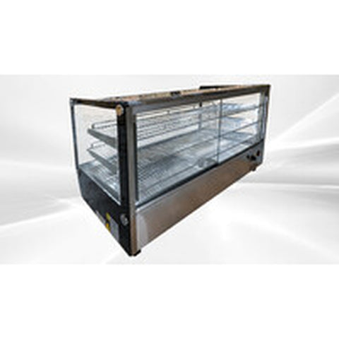 Enhanced Display Cases E-HW-200 47" Countertop Hot Food Showcase with 3 Adjustable Shelves