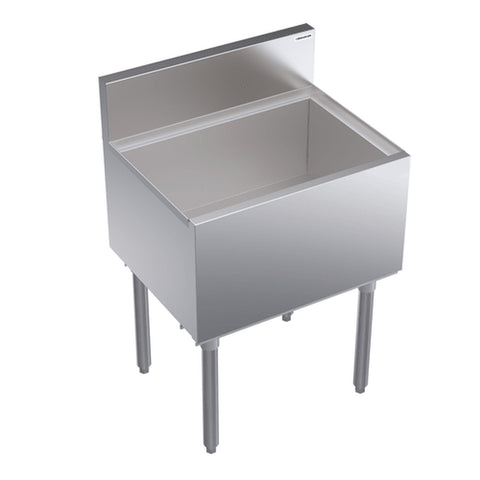 Enhanced SS & Equipment E-IB183612-7CPT 36" Under Bar Ice Bin with 3" Backsplash and 7-Circuit Cold Plate