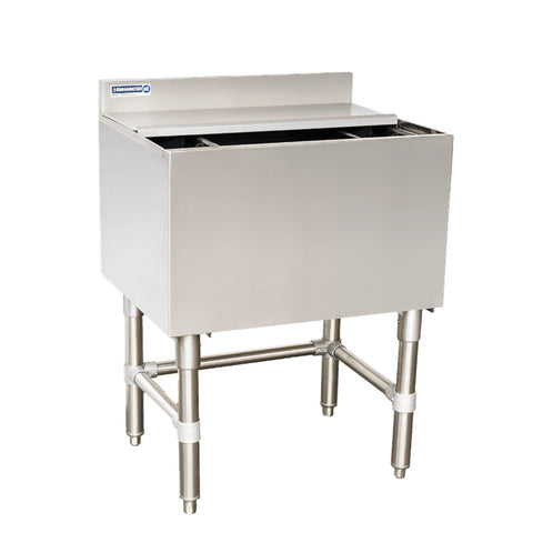 Enhanced SS & Equipment E-IB212412 24" Under Bar Ice Bin