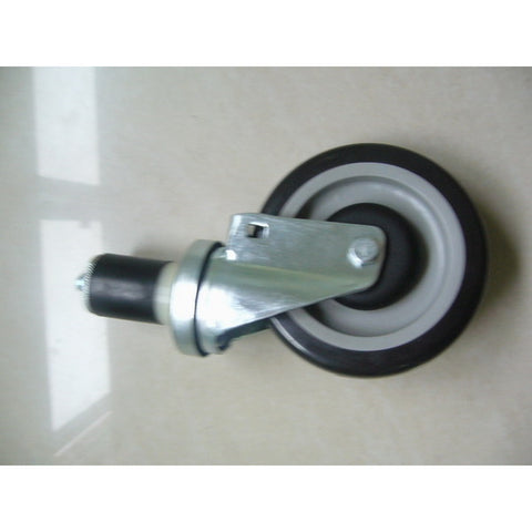 Enhanced SS & Equipment E-PPPUPESC-5HD 5" Heavy-Duty Swivel Caster with Plastic Expanding Stem, No Brake