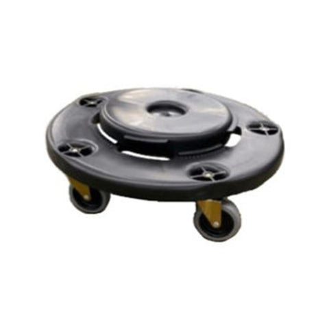 Enhanced SS & Equipment E-PTCD-18 Trash Can Dolly, 18 in. Dia., Black
