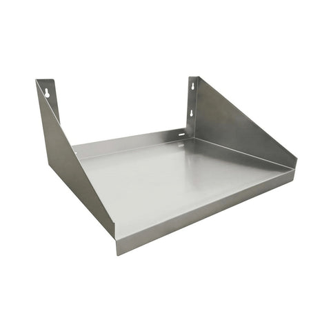 Enhanced SS & Equipment E-WMS-1824 18"D x 24"W Stainless Steel Wall Mount Microwave Shelf