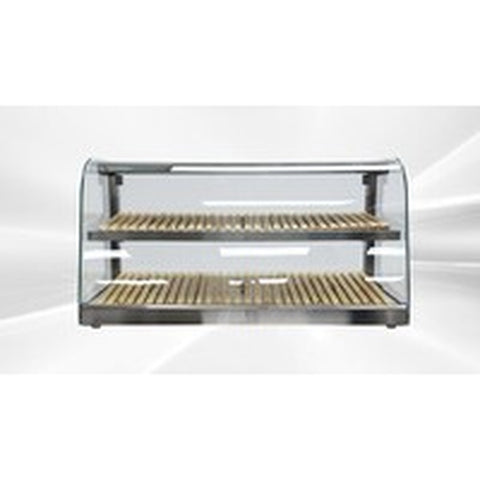 Enhanced Display Cases E-ZW-150X Countertop Curved Glass Bakery Display Case, 150L Capacity